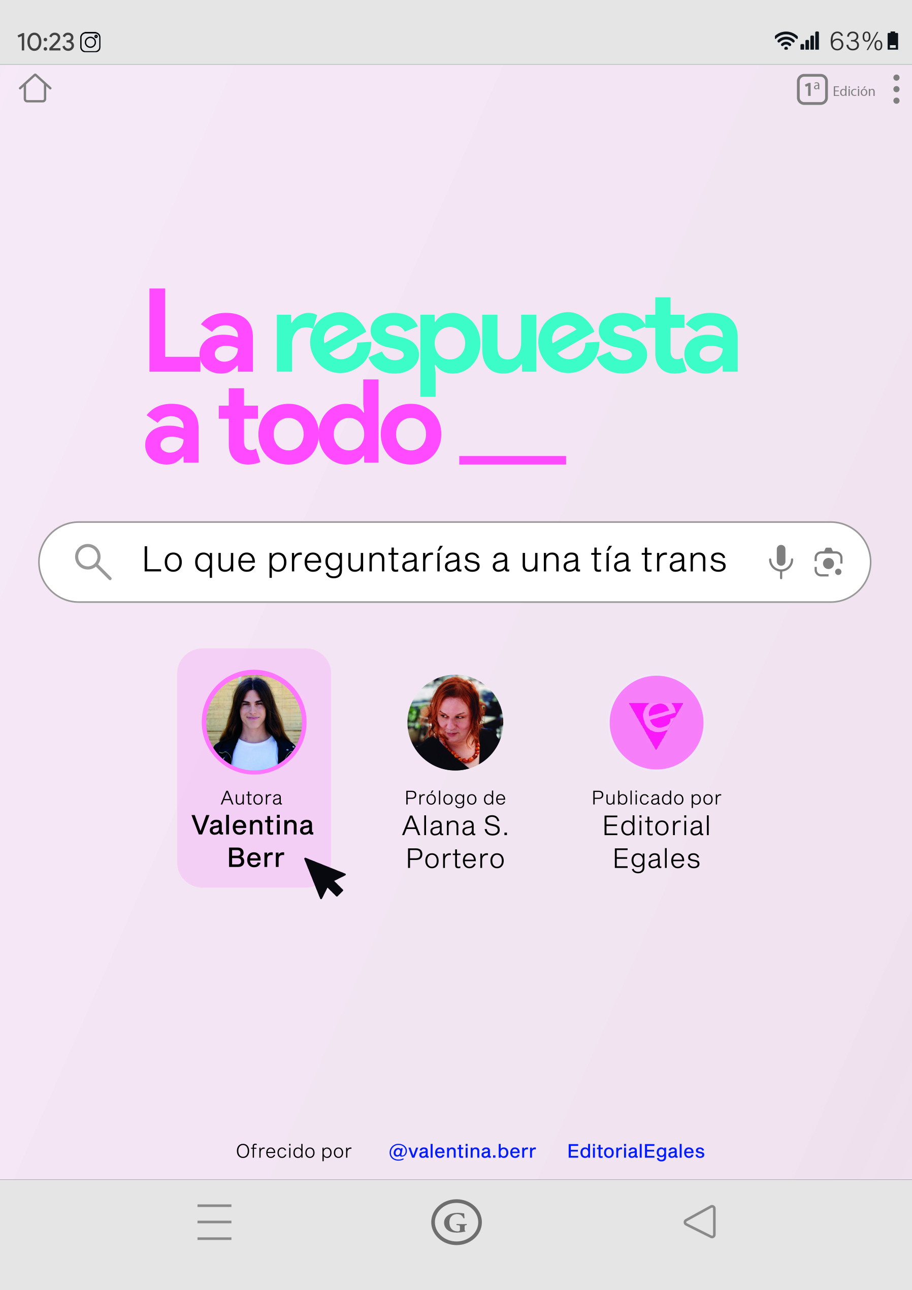 La respuesta a todo lo que preguntarías a una tía trans